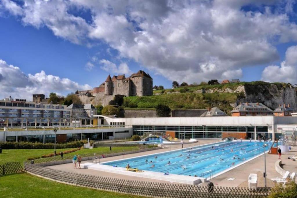 Bel Appartement Vue Mer Centre-Ville, Face Plage Dieppe Bagian luar foto