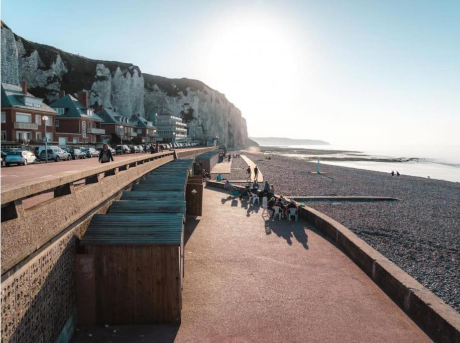 Bel Appartement Vue Mer Centre-Ville, Face Plage Dieppe Bagian luar foto