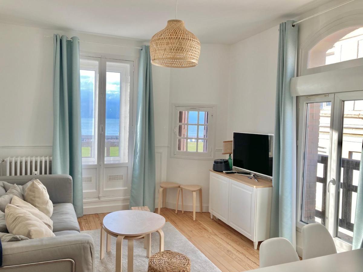 Bel Appartement Vue Mer Centre-Ville, Face Plage Dieppe Bagian luar foto